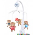 Карусель плюшевая Baby Mix Мишки с мухомором 375M